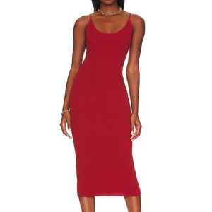 All the ways Emma Knit Red Midi Dress